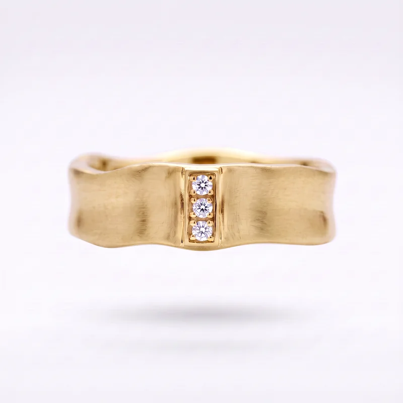Yellow Gold Ring — Men