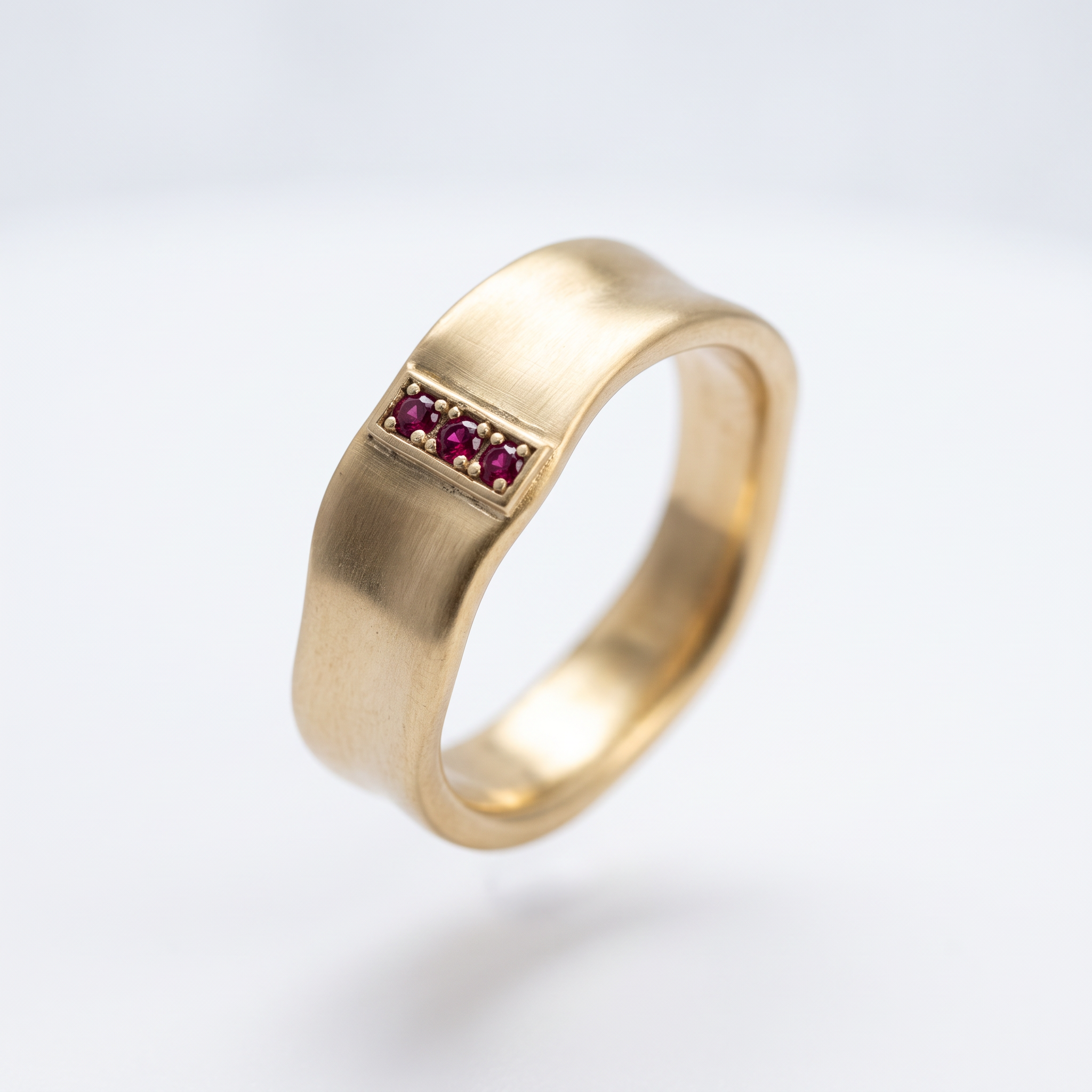 White Gold Ring — Men — View ring 5