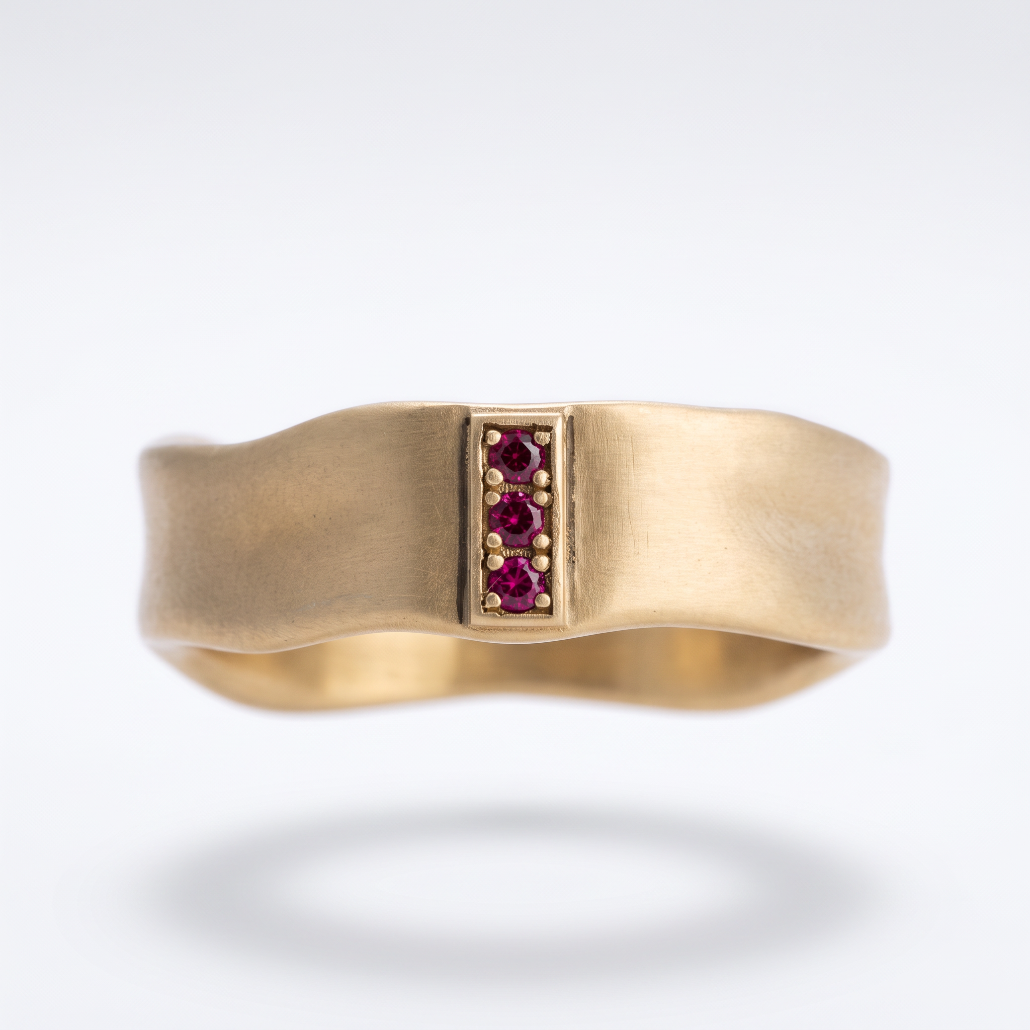 White Gold Ring — Men — View ring 7